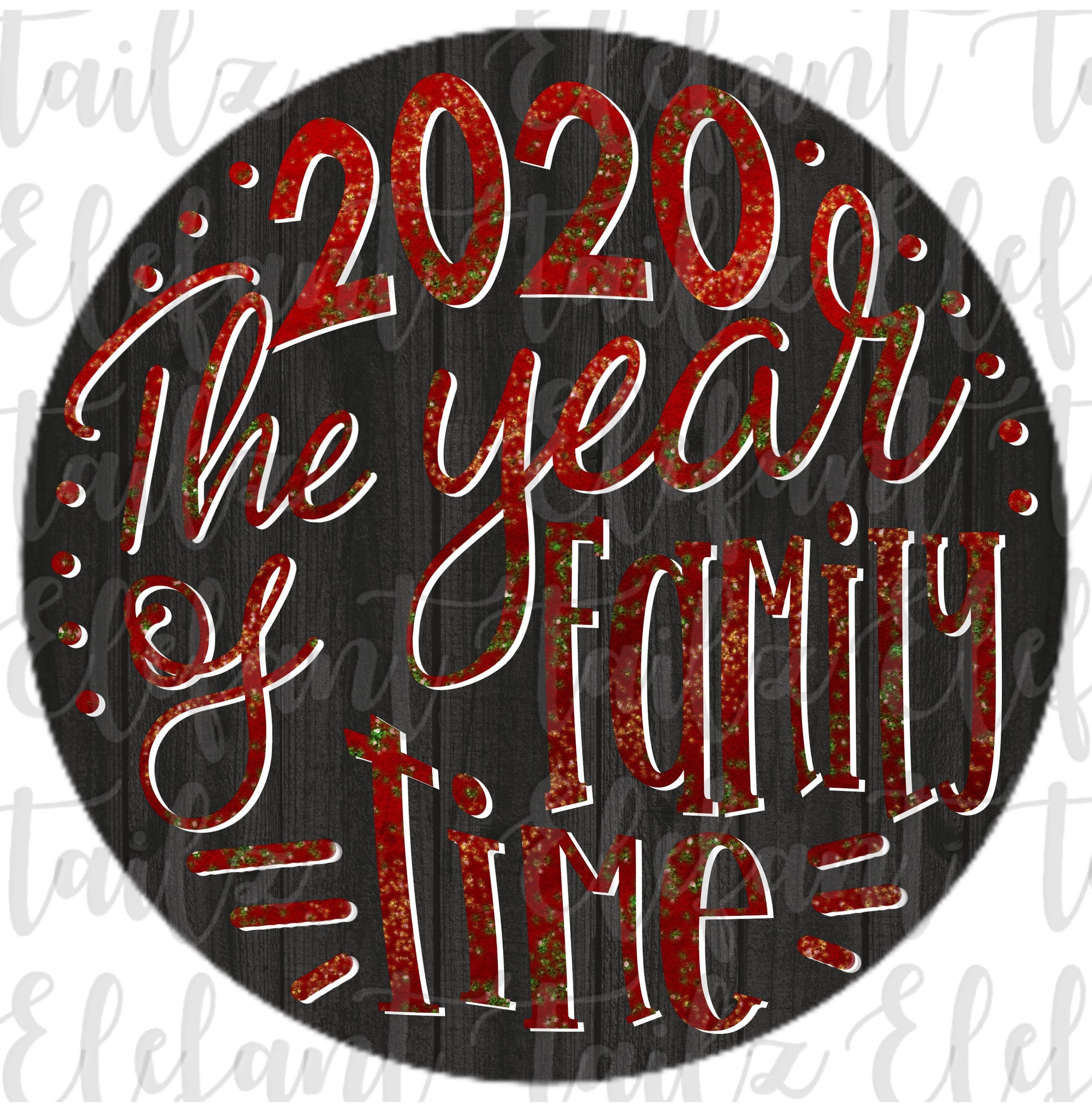 Ornament Rounds - 2020 Year of Family Time #1
