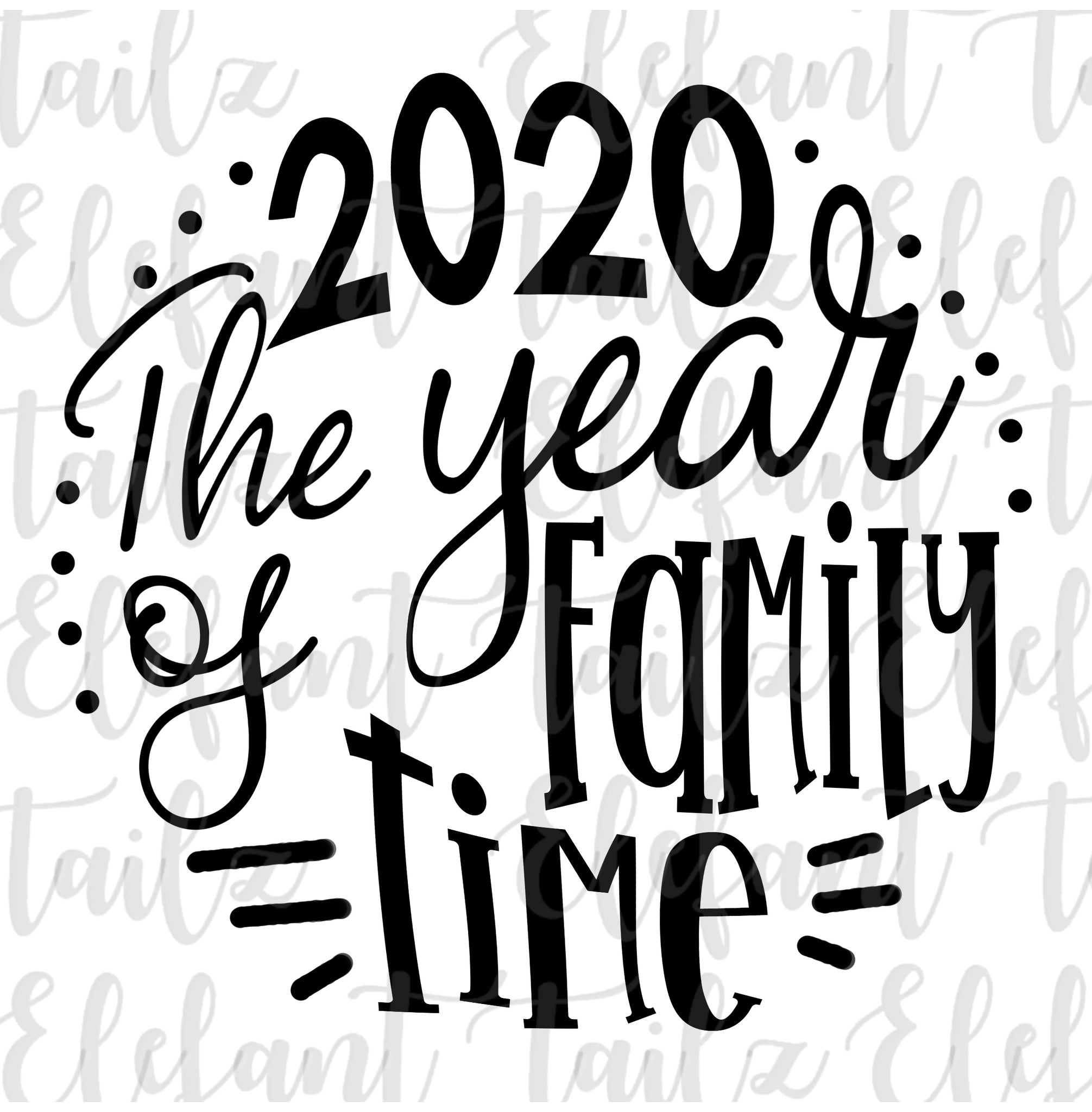 Ornament Rounds - 2020 Year of Family Time #2