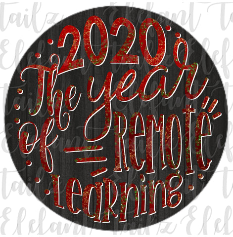 Ornament Rounds - 2020 Year of Remote Learning #1