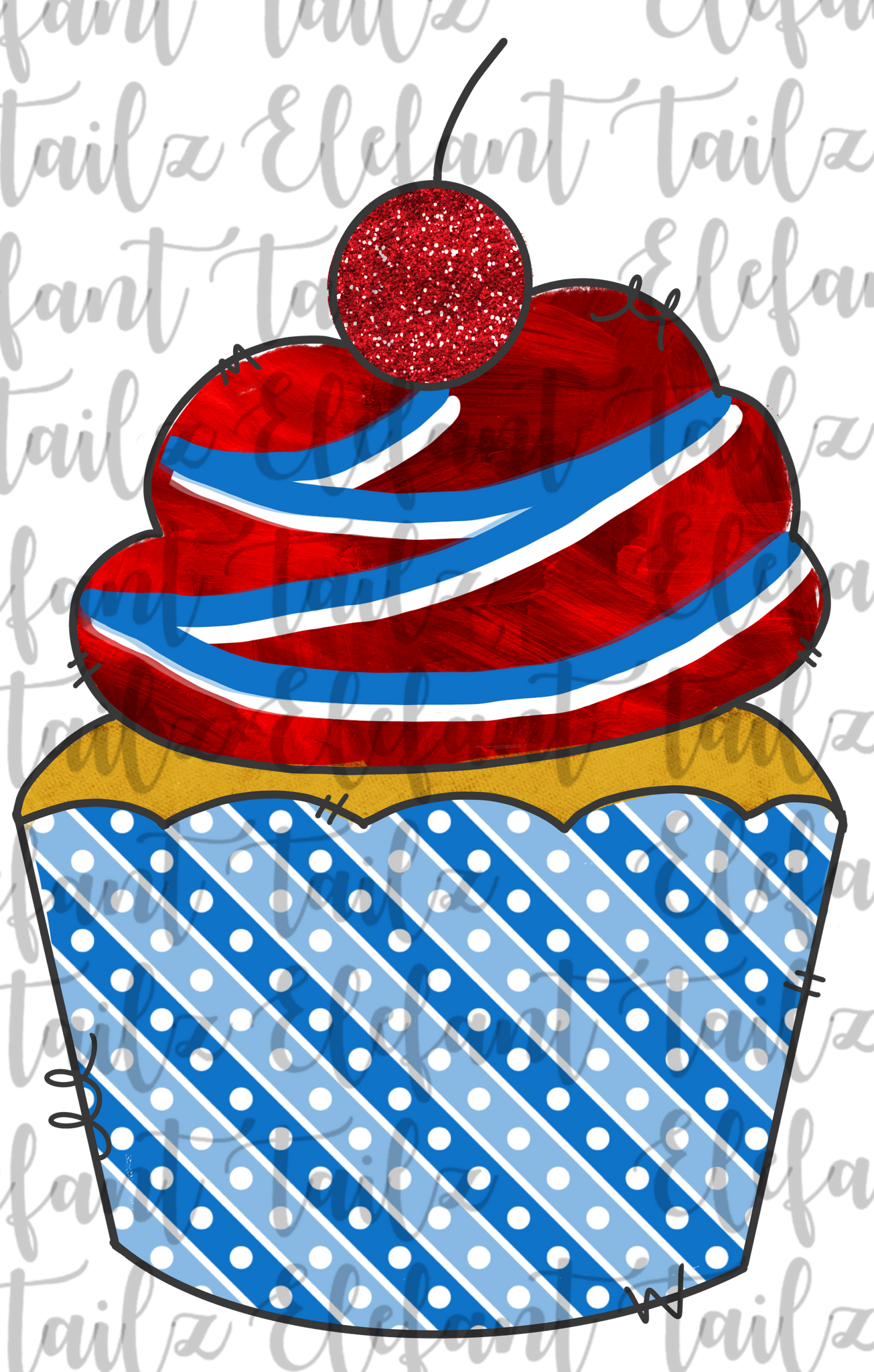 Patriotic Cupcake #2