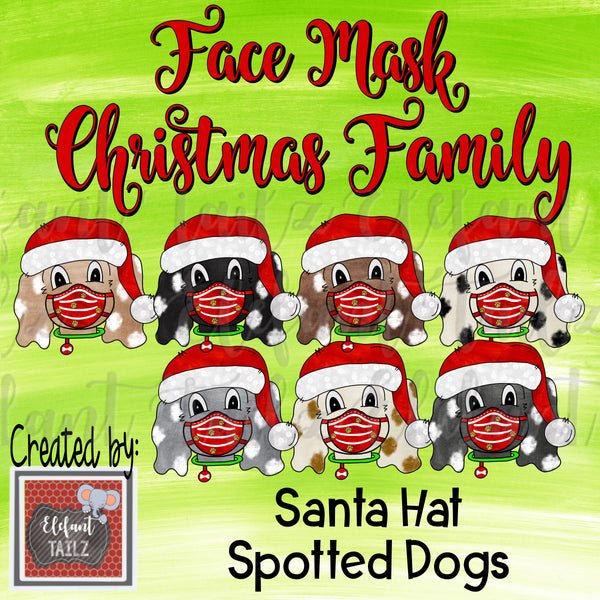 Face Mask Christmas Family - All Files BUNDLE