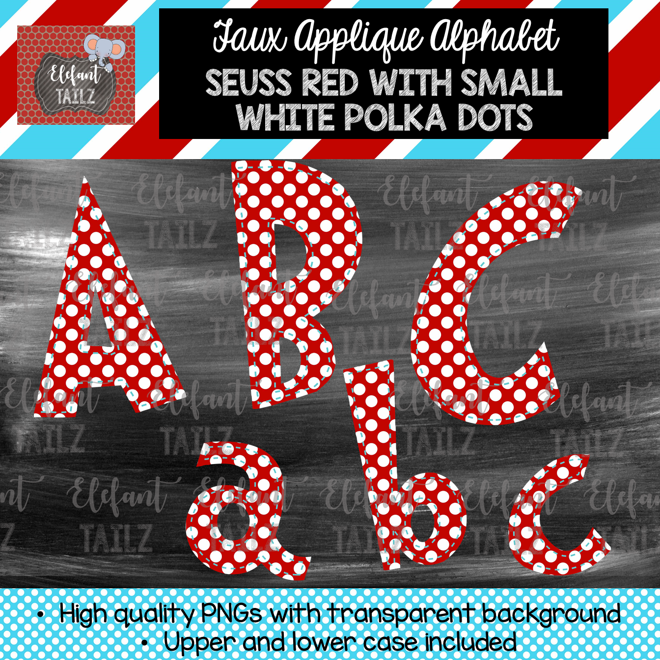 Red & Small White Polka Dot Alpha Pack