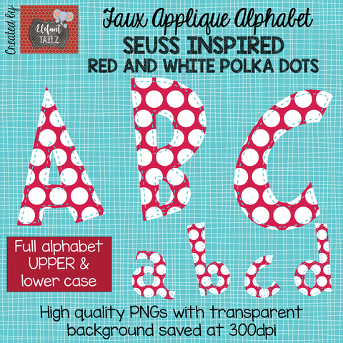 Red and White Polka Dot Alpha Pack