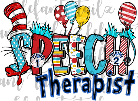 Speech Therapist Crazy Cat & Balloons 2