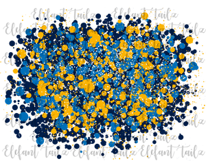 Navy Royal Yellow Spirit Splatter