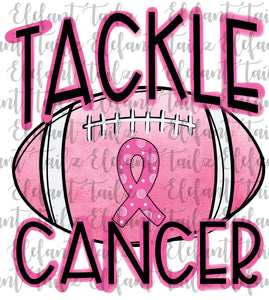 Tackle Cancer Pink Football 2