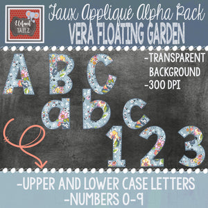 Alpha & Number Pack - Vera Floating Garden