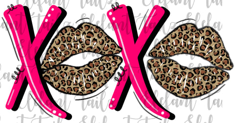 XOXO Leopard Lips
