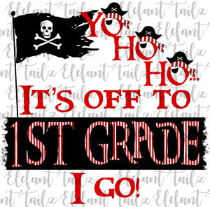 Yo Ho Ho Pirate 1st Grade