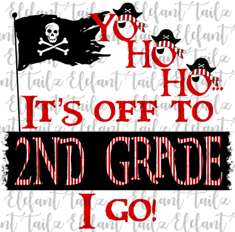 Yo Ho Ho Pirate 2nd Grade