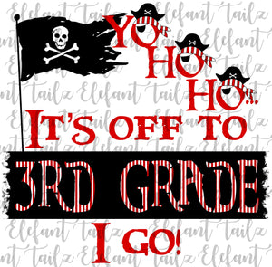 Yo Ho Ho Pirate 3rd Grade