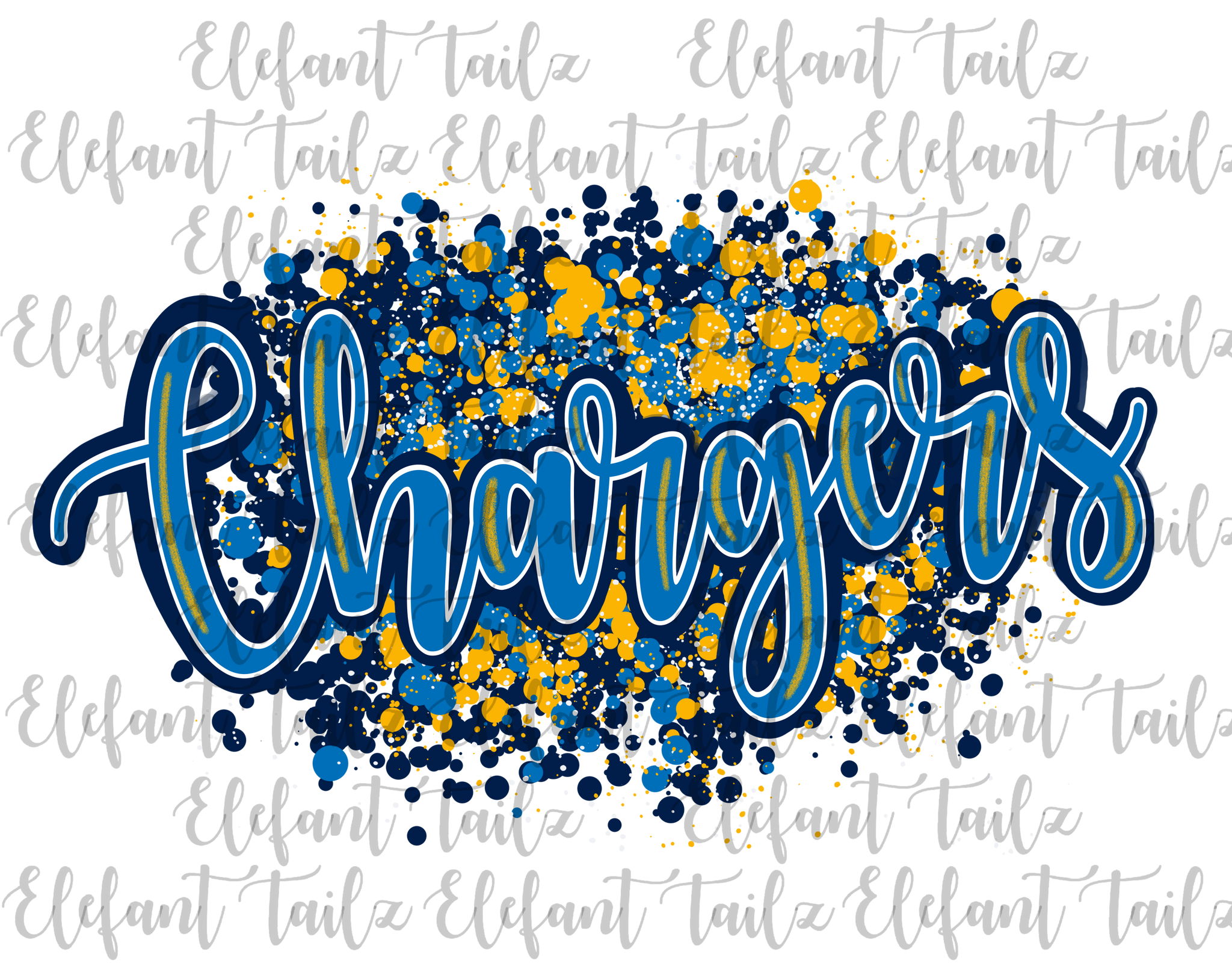 Chargers Spirit Splatter