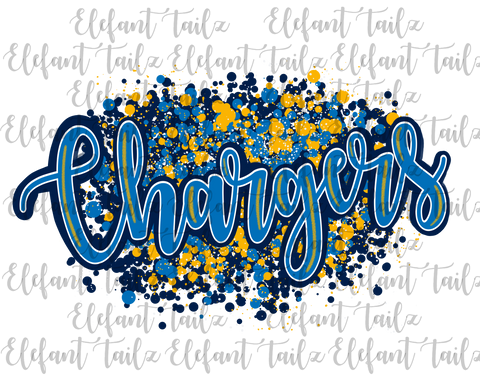 Chargers Spirit Splatter