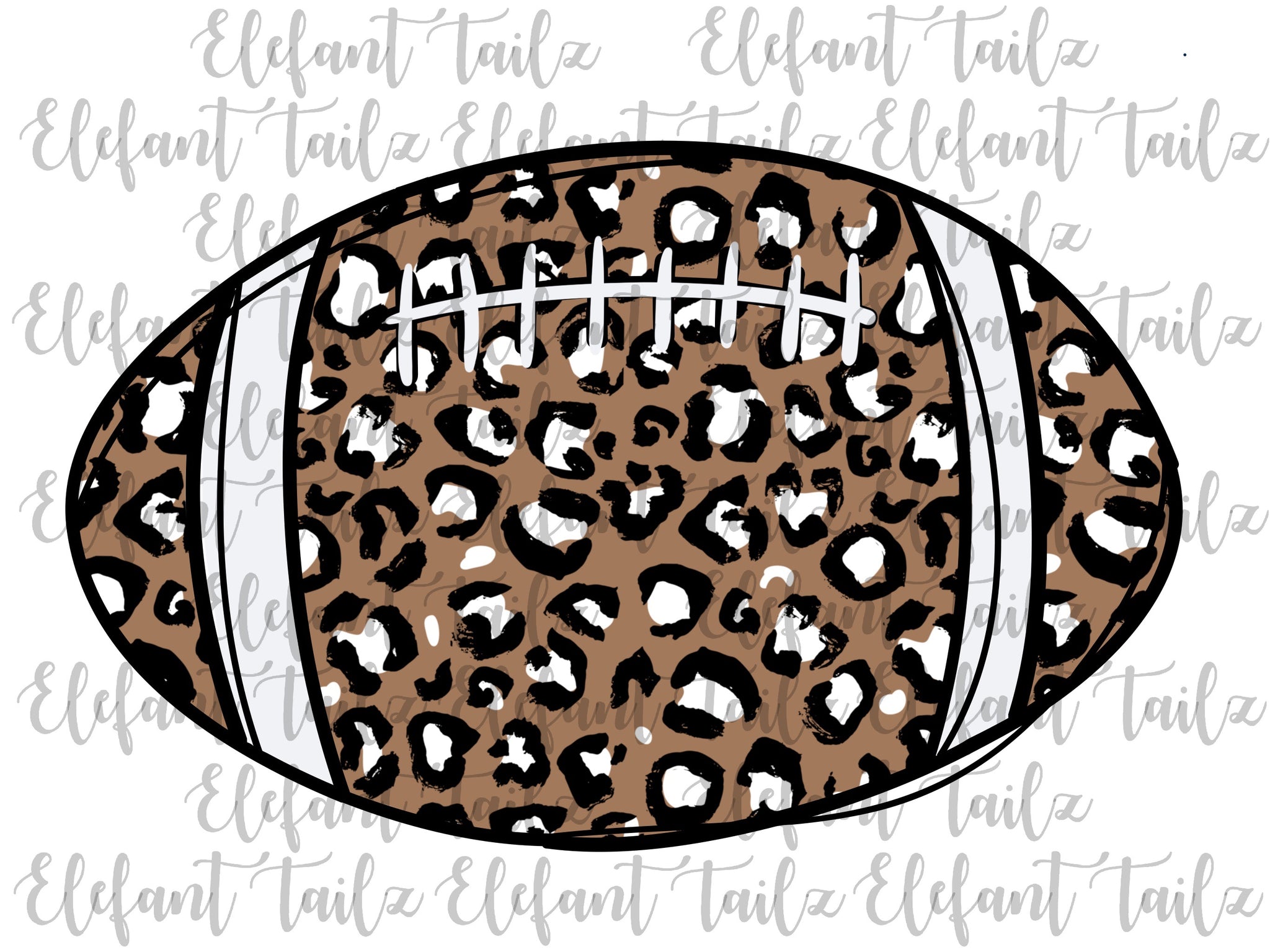 Leopard Print Football