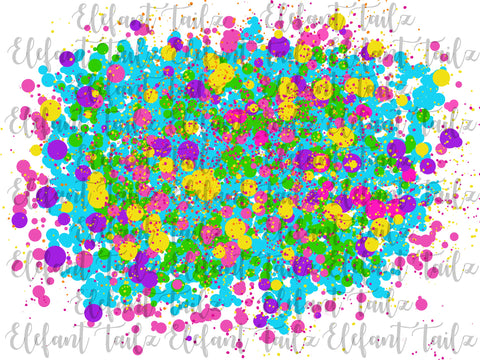 Bright Colors Spirit Splatter