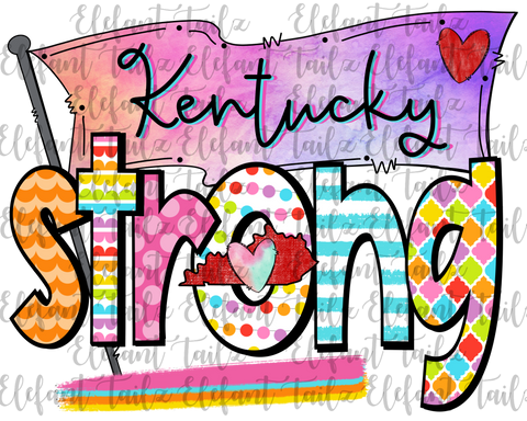 Colorful Kentucky Strong