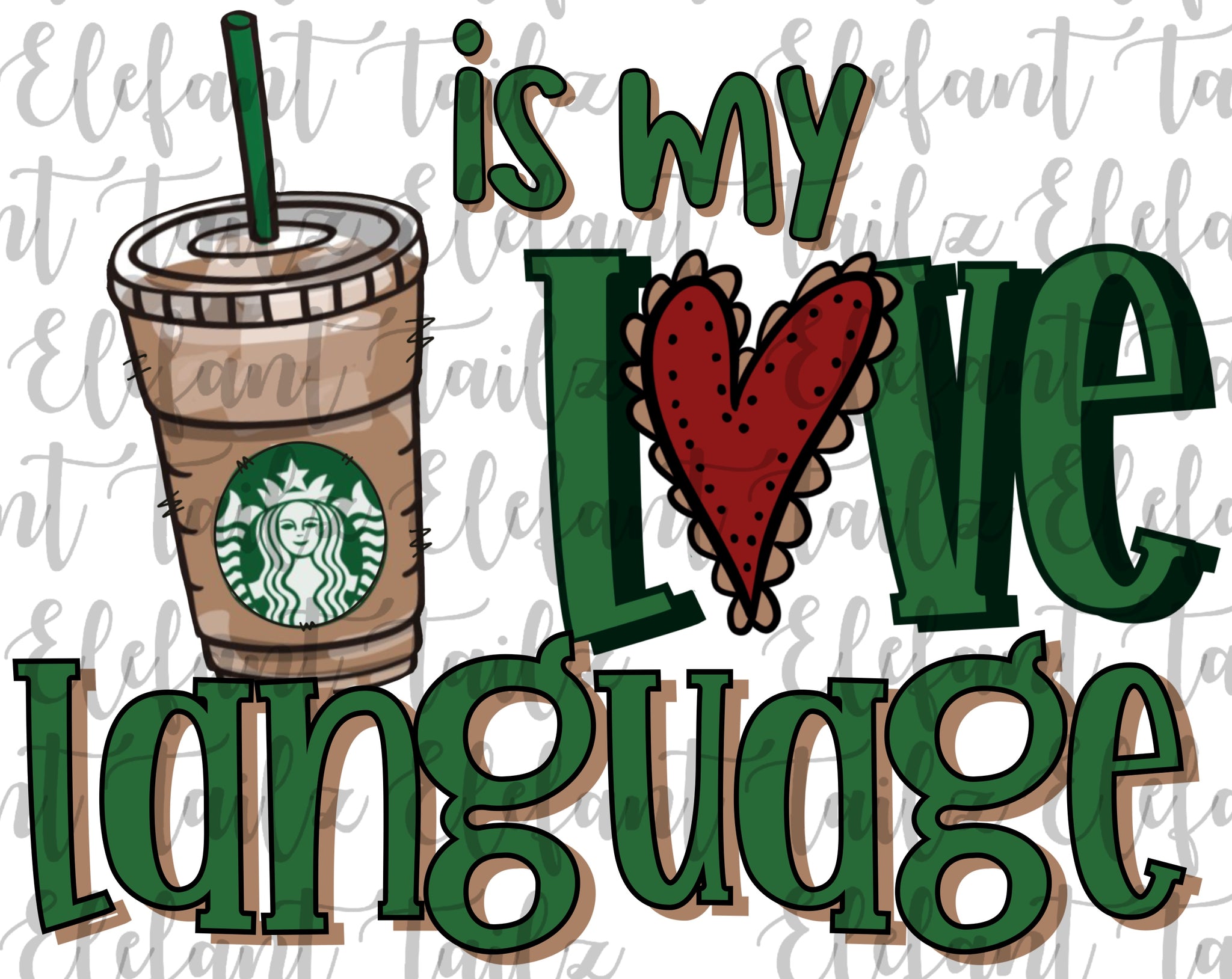 Iced Starbucks Is My Love Language